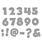 Spellbinders Say Cheese Classic Mouse Etched Dies Numbers and Punctuation