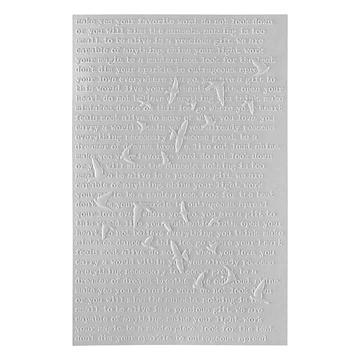 Spellbinders Soaring 3D Embossing Folder Embossing Folder