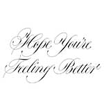 Spellbinders Copperplate Happy Everything Better BetterPress Plate Hope Youre Feeling