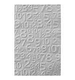Spellbinders Say Cheese Classic Pooh Birthday 3D Embossing Folder Numbers