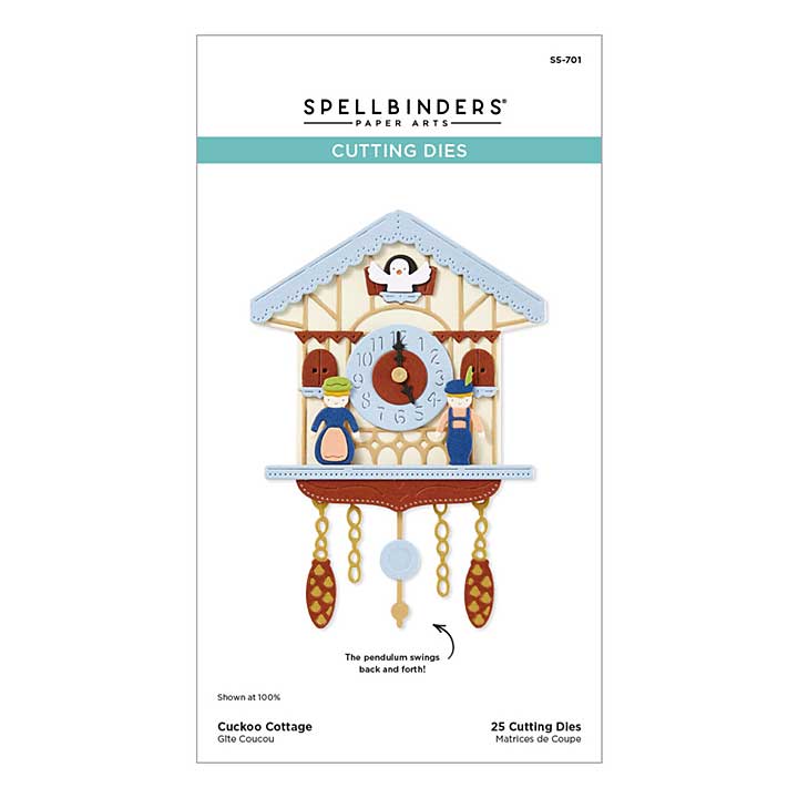 Spellbinders Cuckoo Cottage Etched Dies Cuckoo Cottage