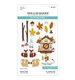 Spellbinders Cuckoo Cottage Etched Dies Harvest Time