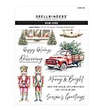 Spellbinders Simply Made Rub-On Sheets Joyful Wishes