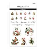 Spellbinders Holiday Magic Rub-On Sheets Holiday Magic