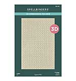 Spellbinders Texture and Foliage 3D Embossing Folder Linen