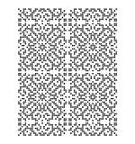 Spellbinders Merry Moments Press Plate Petite Criss Cross