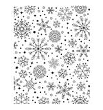 Spellbinders Wonderland BetterPress Plate Snowfall Shimmer