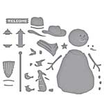 Spellbinders Country Christmas Etched Dies Country Snowman