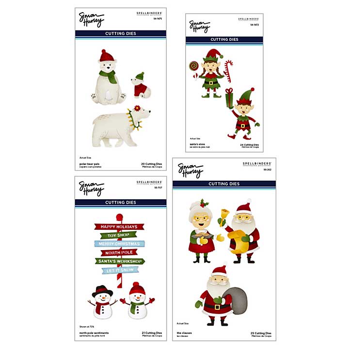 Spellbinders North Pole Friends Die Bundle