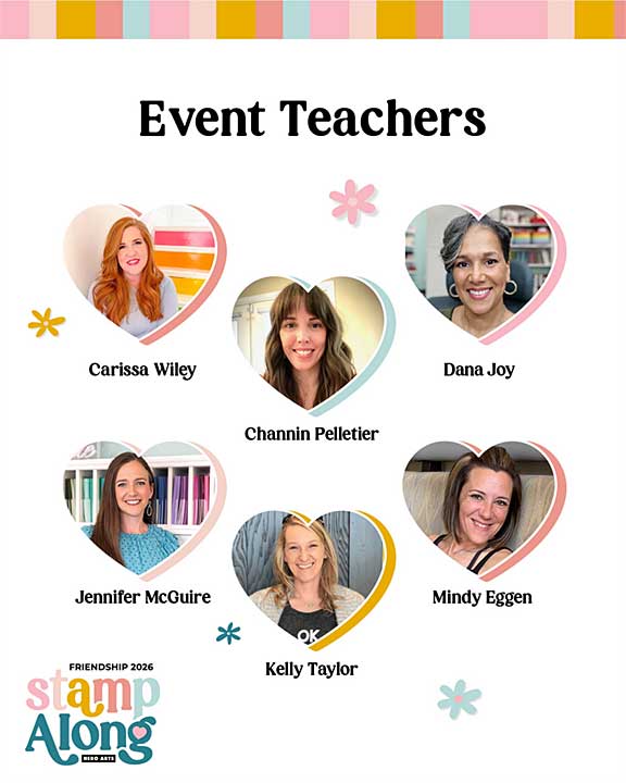 Hero Arts Stamp Along March 2026 Interactive Virtual Class