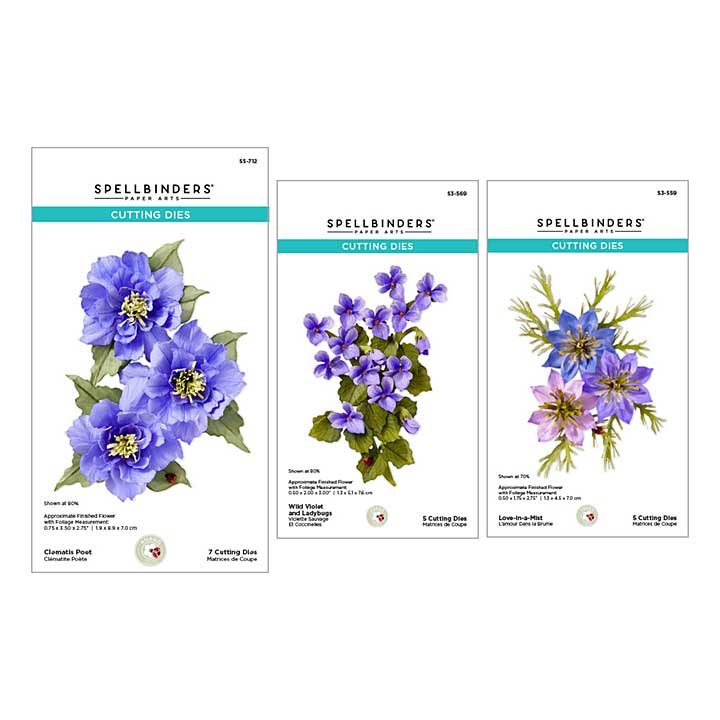 Spellbinders The Poets Garden The Poets Garden Die Bundle by Susan Tierney-Cockburn