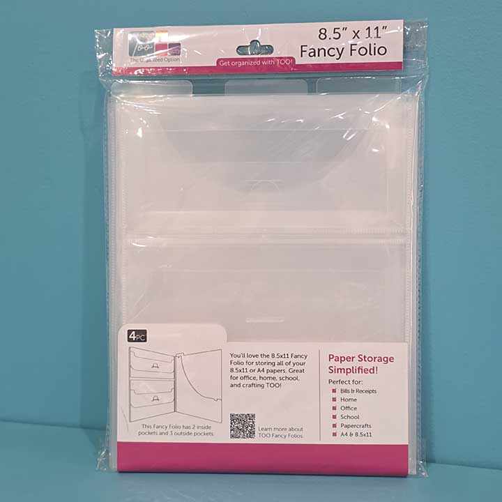 TOO 8.5 x 11 Fancy Folio (3 Pack)