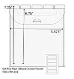 TOO 6 x 6 Flip Flap Pocket (10 Pack)