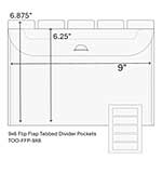 TOO 9 x 6 Flip Flap Pocket (10 Pack)