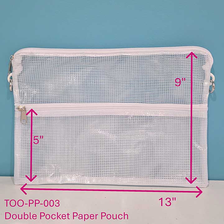 TOO Double Pocket Paper Perfect Pouch
