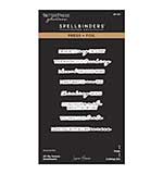 All My Senses Sentiments Press Foil Plate Die Set by Jaycee Gaspar