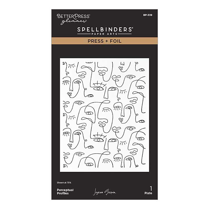 Perceptual Profiles Press Foil Plate by Jaycee Gaspar
