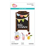 Pink Lemonade Stand Etched Dies with Simple Stories