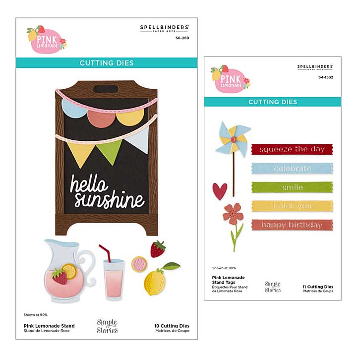 Pink Lemonade Die Bundle with Simple Stories