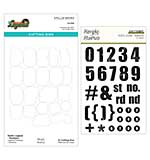 Rustic Legend Numbers Stamp Die Bundle with Simple Stories