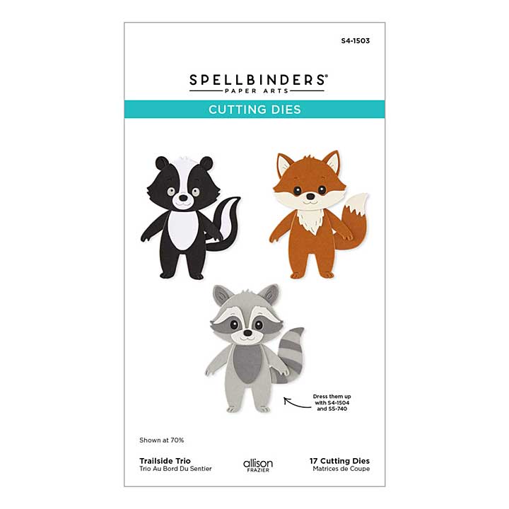 Spellbinders Summer Camp Etched Dies Trailside Trio by Allison Frazier