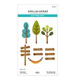 Spellbinders Summer Camp Etched Dies Trails End by Allison Frazier