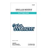 Spellbinders Essentially Yours Sentiments Etched Dies Layered With Sympathy
