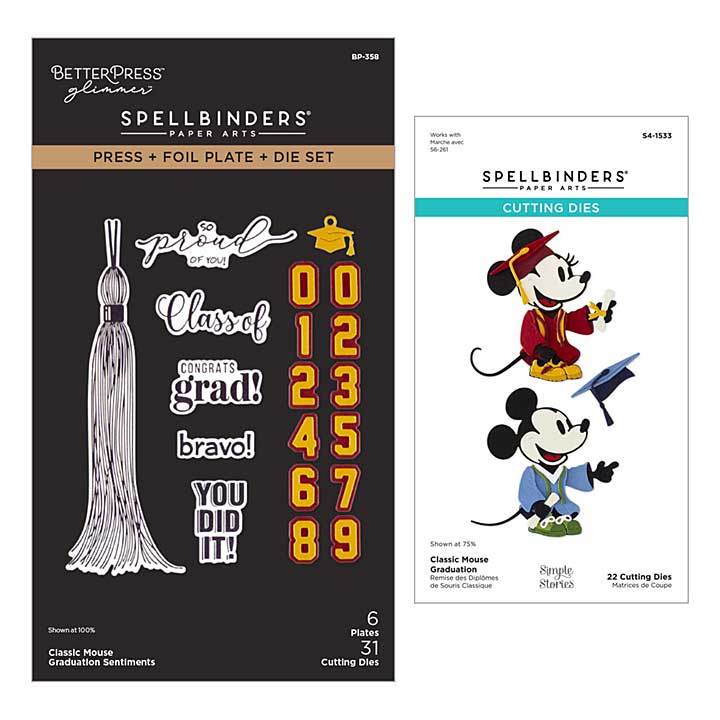 Spellbinders Classic Mouse Graduation I Want It All! Bundle by Allison Frazier