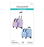 Spellbinders We All Have Baggage Etched Dies Rolling Craft Tote by Sheri Ballantyne