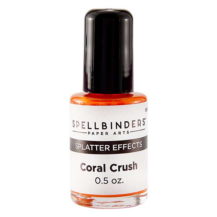 Spellbinders Coral Crush Splatter Effects