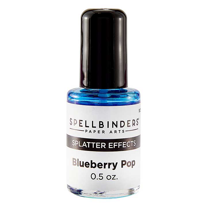 Spellbinders Blueberry Pop Splatter Effects