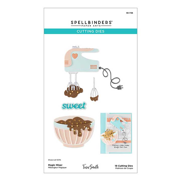 Spellbinders Make It and Bake It Etched Dies Magic Mixer