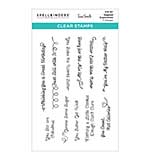 Spellbinders Make It and Bake It Clear Stamp Set Sugared Expressions