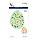 Spellbinders Happy Spring Etched Dies In Bloom Egg