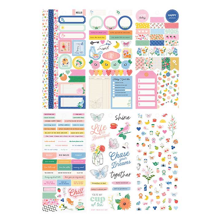 Spellbinders Breakfast in Bed Sticker Book