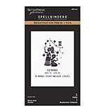 Spellbinders Block Print Zodiacs Registration Press + Foil Plate Gemini