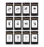 Spellbinders Block Print Zodiacs Registration Press + Foil Bundle