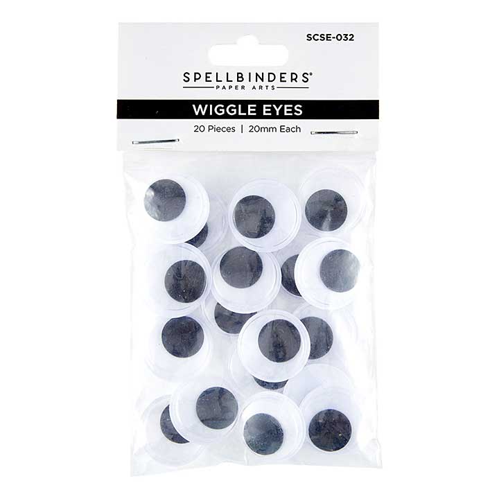 Spellbinders Aged to Perfection Wiggle Eyes (20pcs)