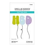Spellbinders Aged to Perfection Etched Dies HBD Balloons