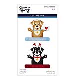 Spellbinders Sending Hugs Etched Dies Darling Dog