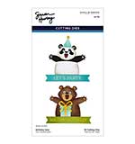 Spellbinders Sending Hugs Etched Dies Birthday Bear