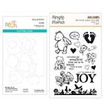 Spellbinders Say Cheese Classic Pooh Baby Stamp and Die Bundle Bundle of Joy