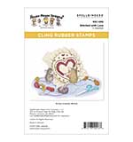Spellbinders House-Mouse Heart and Soul Cling Rubber Stamps Stitched with Love