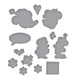 Spellbinders Say Cheese Classic Mouse Christmas Etched Dies