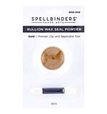 Spellbinders Clear Seal Maker Tool Wax Seal Powder Gold Bullion 2gr