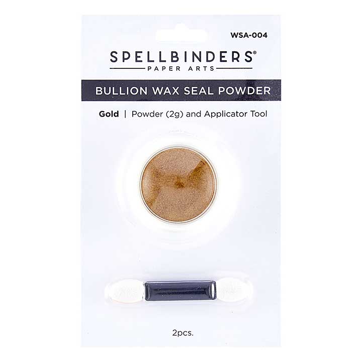 Spellbinders Clear Seal Maker Tool Wax Seal Powder Gold Bullion 2gr