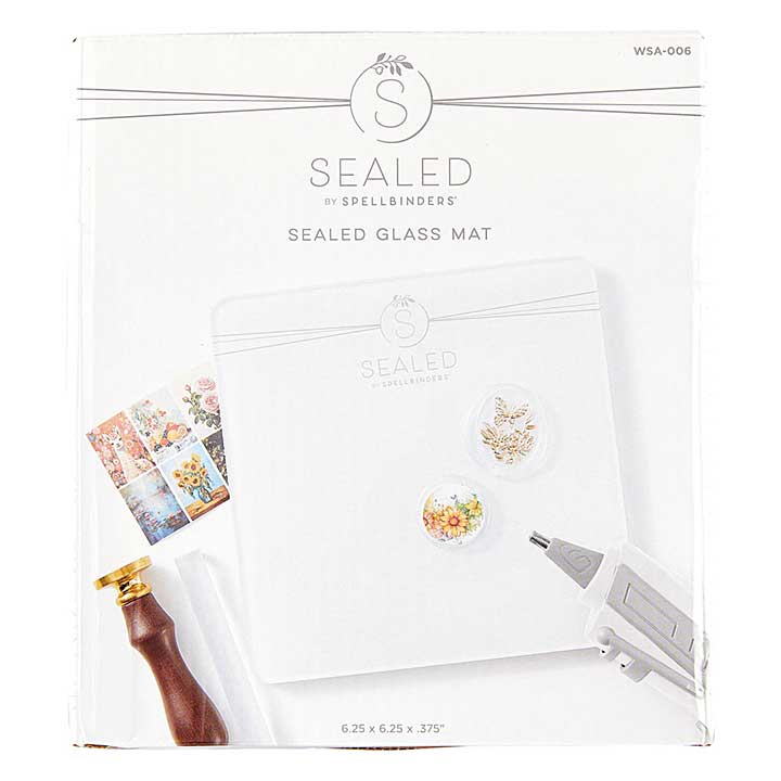 Spellbinders Clear Seal Maker Tool Sealed Glass Mat