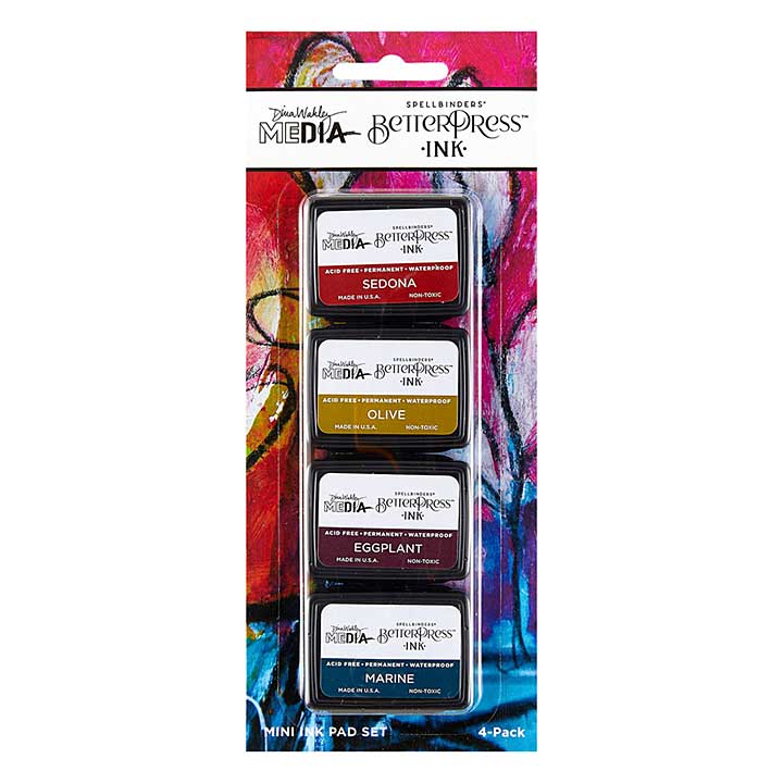 Spellbinders BetterPress Ink Mini Set Earthy