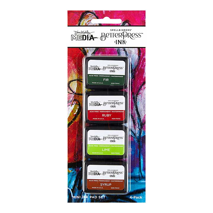 Spellbinders BetterPress Ink Mini Set Festive