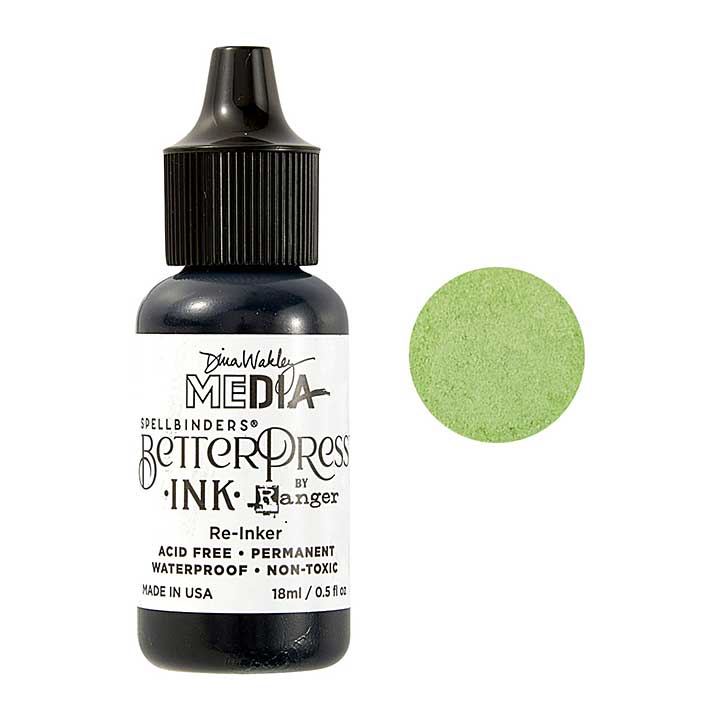 Spellbinders BetterPress Ink Reinker Lime